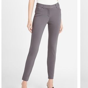 Express skinny mid-rise ponte knit pant